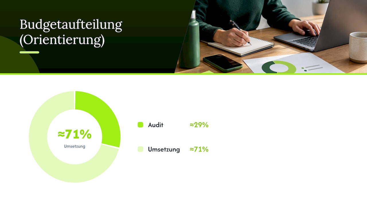 Folgekosten und Umsetzung: Budget realistisch planen — overview diagram