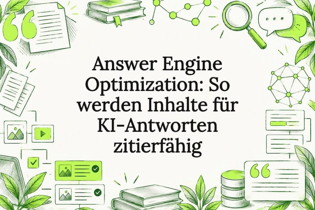 Dekorative Titelseite zur Suchmaschinenoptimierung