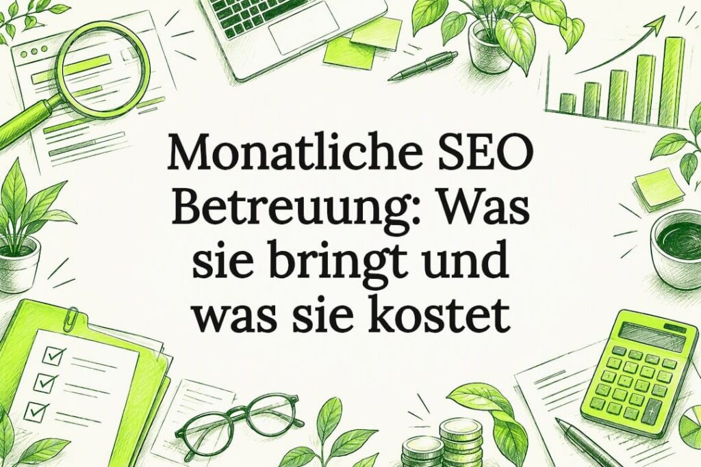 SEO-Betreuung und Kosten als Titelbild