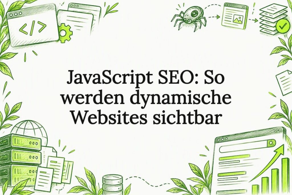 Illustrierte JavaScript-SEO-Titelseite