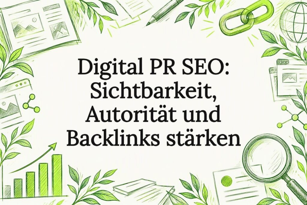 Digital-PR-SEO-Titelbild mit freiem Textbereich in der Mitte